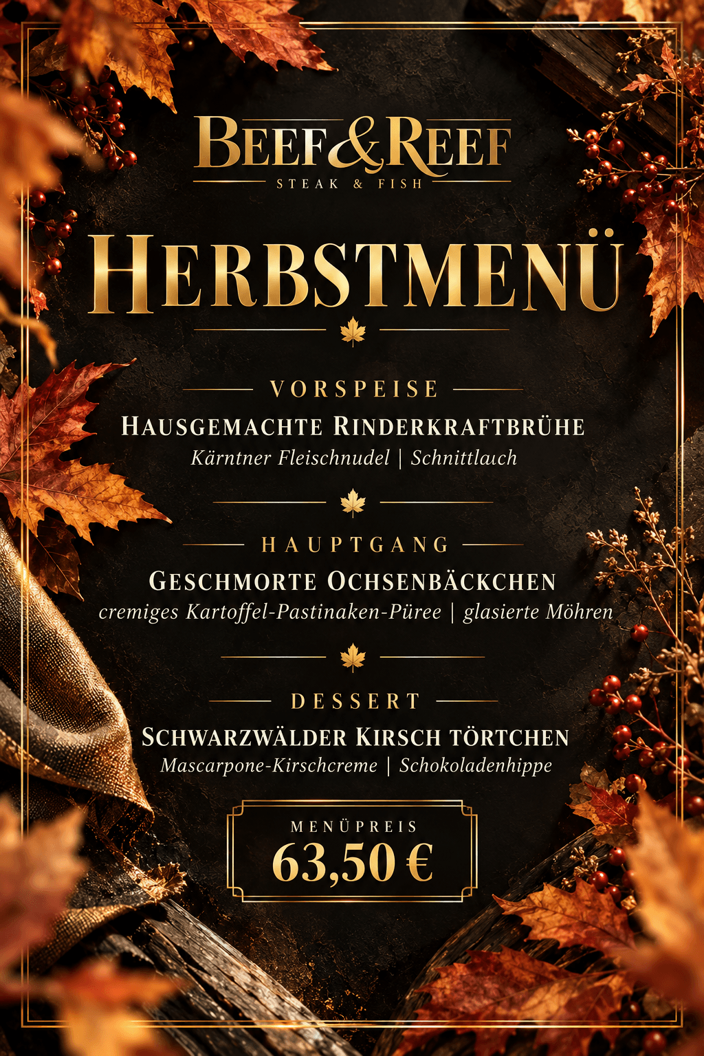 Herbstmenü